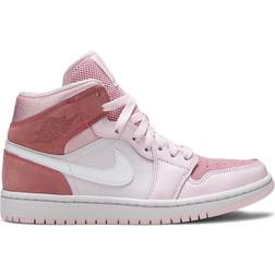 Nike Air Jordan 1 Mid W - Digital Pink/White/Pink Foam/Sail