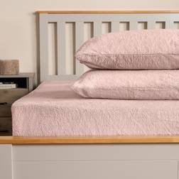Brentfords Teddy Fleece Underlakan Rosa (190x91cm)