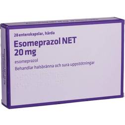 Esomeprazol NET 20mg 28 st Kapsel