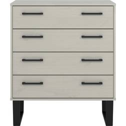 Core Products Texas 4 Grey Chest of Drawer 77x90cm