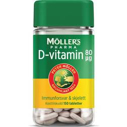 Mollers Pharma 80 µg Vitamin D Tablets 150 st