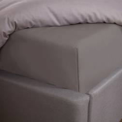 Highams Plain Cotton Bed Sheet Grey (200x150cm)