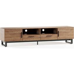 Dunelm Freddie Extra Brown TV Bench 180x42cm