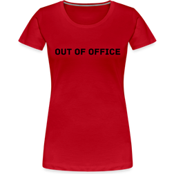 My Angry Socks Out Of Office Premium T-shirt Women - Red