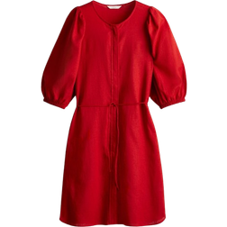 H&M Linen Blend Dress - Red