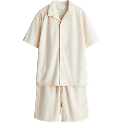 H&M Zweiteiler Aus Frottee - Beige