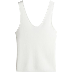 H&M Knitted Vest Top - White