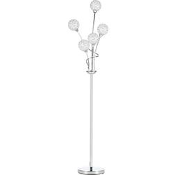 Homcom Modern Silver Floor Lamp 156cm