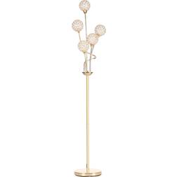 Homcom B31-429V70GD Polished Floor Lamp 156cm