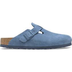 Birkenstock Boston Suede Leather - Elemental Blue