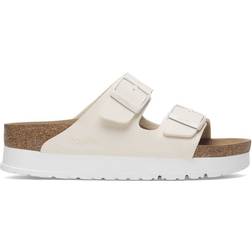 Birkenstock Arizona Flex Platform Birko-Flor - Eggshell