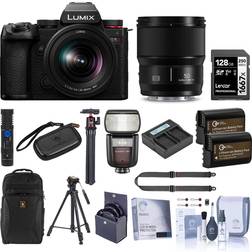 Panasonic Lumix S5II Mirrorless Camera with 20-60mm f/3.5-5.6 and 50mm f/1.8 Lens