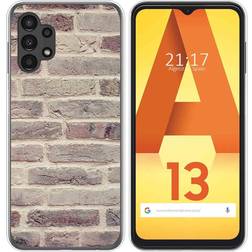 Brick Design Case for Galaxy A13 4G Multicolour