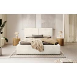 Brayden Studio Ottoman Beige Single Frame Bed