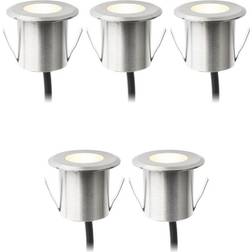 Dexter Dexter Decklight 5-pack LED 3000K 5x0,5W Aluminium Lightson Markbelysning 3.2cm 5st