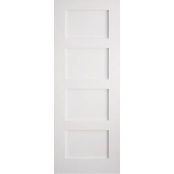 Fortia 4 panel Unglazed Shaker Interior Door (68.6x198.1cm)