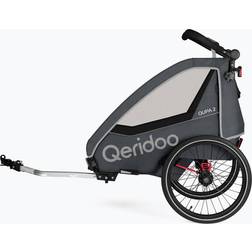 Qeridoo Qupa 2 Grey Fahrradanhänger