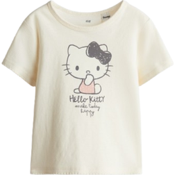 H&M Pige Orange Top Med Tryk - Orange