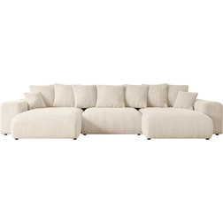 ALTDECOR Corner Sofa ESKAR-U Cream Sofa 352cm 6-Sitzer