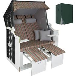 tectake Beach Chair - Colorful