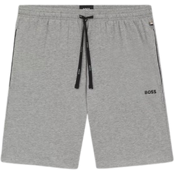 HUGO BOSS Mix & Match Logo Embroidered Shorts - Grey
