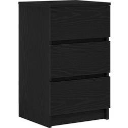 vidaXL Engineered Wood Black Sängbord 35x39cm