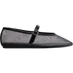H&M Mesh Mary Jane Flats - Black
