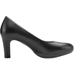 Tamaris Leather Pumps - Black