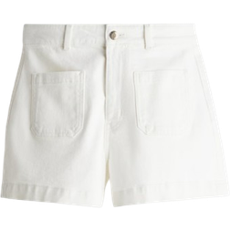 H&M Denim Shorts - White