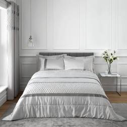 Catherine Lansfield Sequin Cluster Bedspread Silver (260x240cm)