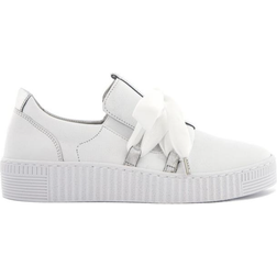 Gabor Lace Up Low Cut W - White