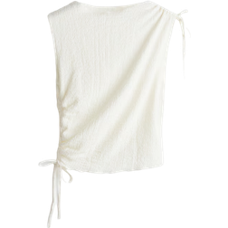 H&M Drawstring Detail Top - Cream