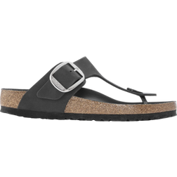 Birkenstock Gizeh Big Buckle Oiled Leather - Black
