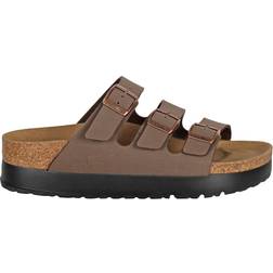 Birkenstock Florida Flex Platform Birko-Flor Nubuk - Mocca