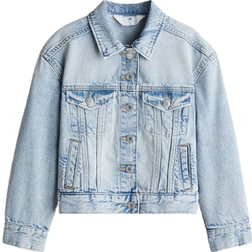 H&M Girls Blue Denim Jacket - Blue