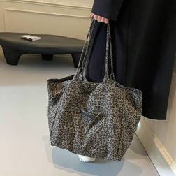 Shein Women's Bag Tote Bag Leopard Print Canvas - Leopard Print