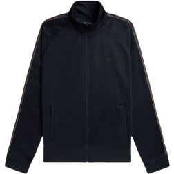 Fred Perry Contrast Tape Track Jacket - Blue