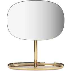 Normann Copenhagen Flip Brass Table Mirror 28x34.5cm