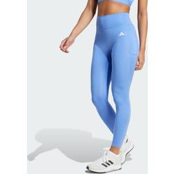 adidas Optime Essentials Låg Linning Söm 7/8 Leggings - Blue Fusion