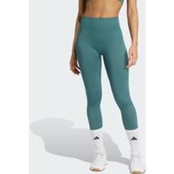 adidas Full-Length Knit Leggings Preloved Teal - Teal