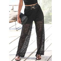 Lascana Schlupfhose Damen - Schwarz