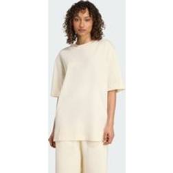adidas Essentials Linear T-shirt Oversized - Cream White