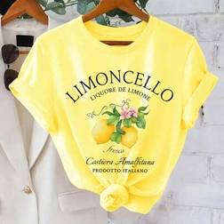 Shein Calvaya Limoncello T-Shirt - Amalfi Coast Italy Lemons