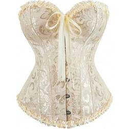 Shein Women's Chest Lifting Tummy Control Corset Top - Halloween