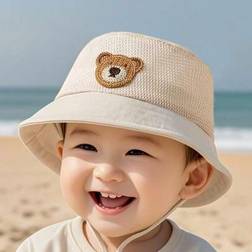 Shein Solid Color Baby Bear Bucket Hat - Spring/Summer