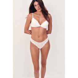 H&M Trusser Thong I Blonde - Hvid