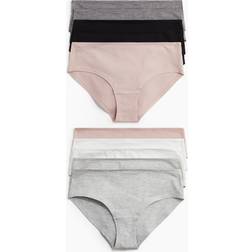 H&M Hipster 10er-Pack - Hellgraumeliert/Mattrosa