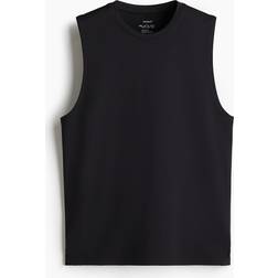 H&M Herren Sport-Tanktop mit DryMove in Regular Fit - Schwarz