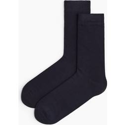 H&M Herren Socken aus Bambus/Viskose - Marineblau