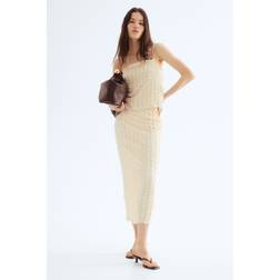 H&M Rock Mit Fransen - Hellbeige